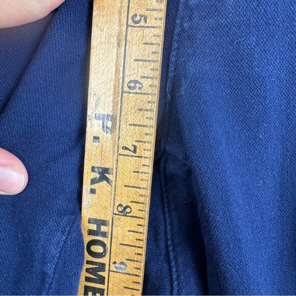 GAP Maternity Full Panel Ribbed Joggers In Navy Uniform Size S Lounge Athleisure - Picture 15 of 16